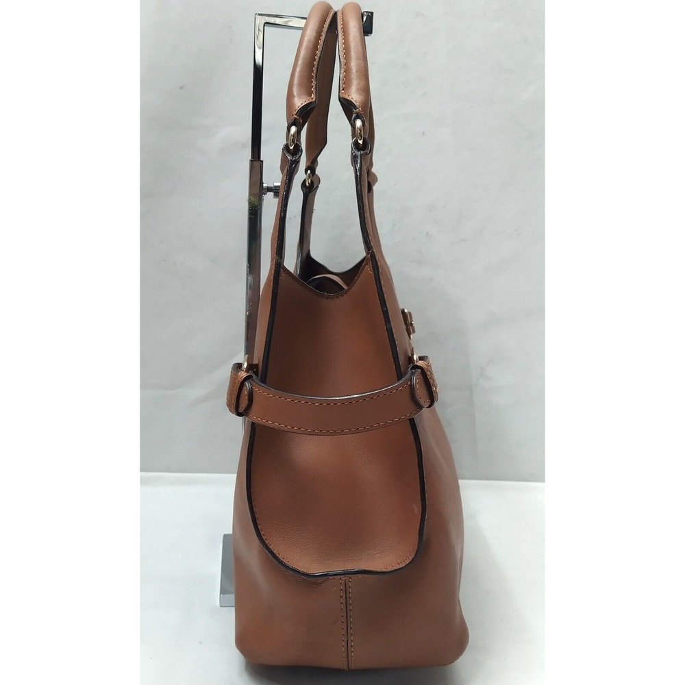 Kate Spade New York Brown Leather Double Handle Shoulder Bag - Picture 5 of 16